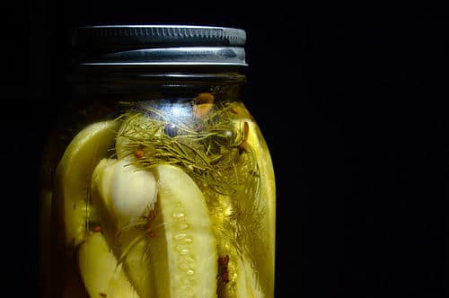 Un bocal de pickles