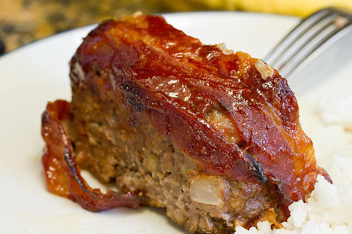 Meatloaf avec bacon