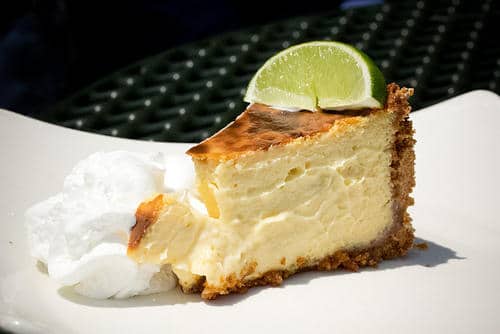Un cheesecake à la key lime