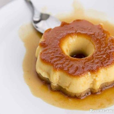 Flan aux cacahuètes sans morceaux
